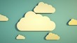 retro clouds
