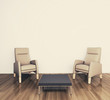 minimal modern interior armchair