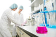 medical female scientists in a laboratory