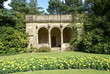summer house with arches and sculptures