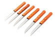 set of kitchen knives