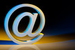 E-Mail Zeichen. Online Kommunikation.