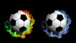 Video: Two Sports Ball in Particle, with Alpha Channel - HD1080 Two Sports Ball in Particle, with Alpha Channel - HD1080