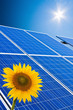 Alternative Solar Energie. Sonnenenergie Kraftwerk