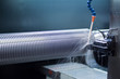 Fräskopf einer CNC Fräsmaschine in Metallindustrie