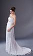 Bride posing in studio shooting