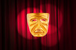 Theatre performance concept with masks