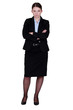 A moody businesswoman A moody businesswoman