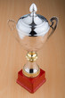 Prize cup against the background