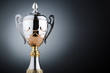 Prize cup against the background