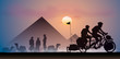 Vélo au pyramides