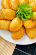 Meat patties in the plate Meat patties in the plate
