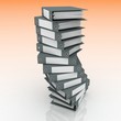 3d rendering  folders for papers.