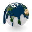 painted globe