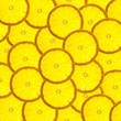 Background with citrus-fruit of orange slices  / back lit
