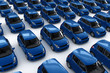 Blue Car Parking