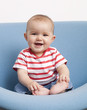 playful baby laughing
