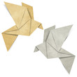 Illustration: Origami Bird papercraft made from Recycle Paper Origami Bird papercraft made from Recycle Paper