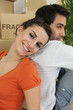 Couple happy to have moved in