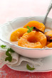 Peaches in syrup
