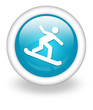 Light Blue Icon "Snowboarding"