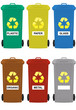 wheelie bins