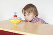 boy with spinner
