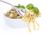 Spaghetti with pesto Spaghetti with pesto