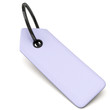 Blank tag 3d with ring Blank tag 3d with ring