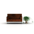 Sofa und Pflanze Sofa und Pflanze