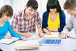 Happy students