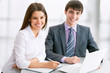 Young business people