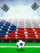 Czech Republic Flag Pattern on Seat Czech Republic Flag Pattern on Seat