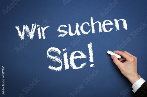 Foto: Wir suchen Sie! Wir suchen Sie!