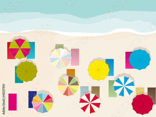 Vektor: plage plage
