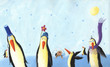 A group of silly penguins