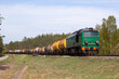 Freight diesel train