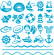 Set of the summer icon