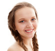 happy attractive young girl