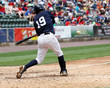 Baseball batter, left-handed swinging