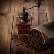antike Kaffeemühle