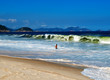 view of Copacabana beach  Rio de Janeiro