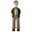 Front look on doctor Aibolit