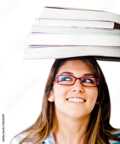 Photo: Geeky female student Geeky female student