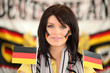 Brunette Germany supporter