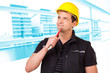 überlegender handwerker