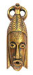 Golden ritual mask