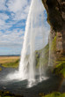 cascata di Seljalandsfoss nel sud dell'Islanda cascata di Seljalandsfoss nel sud dell'Islanda