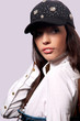 girl in a baseball cap