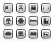 Home Equipment and Furniture icons - vector icon set